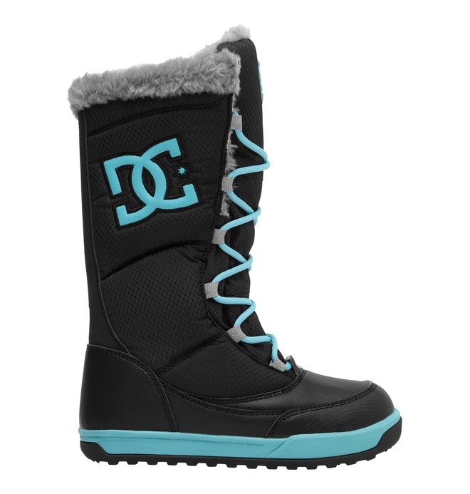 dcshoes, Girl's Allie Boots, BLACK/AQUA (ba2) 0 Girl's Allie Boots 320403B DC Shoes