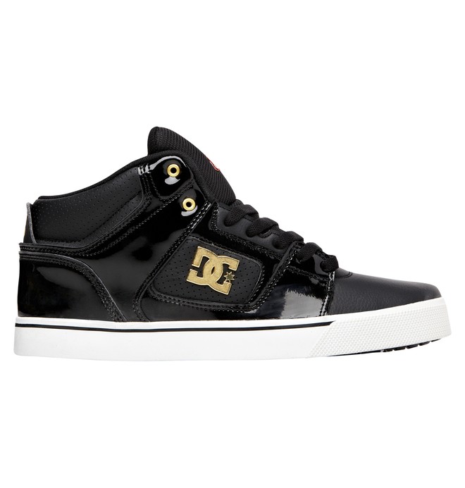 dcshoes, Men's Rob Dyrdek Alumni MID Shoes, BLACK/WHITE/GOLD (kwg) 0 Men's Rob Dyrdek Alumni MID Shoes Black 320406 DC Shoes