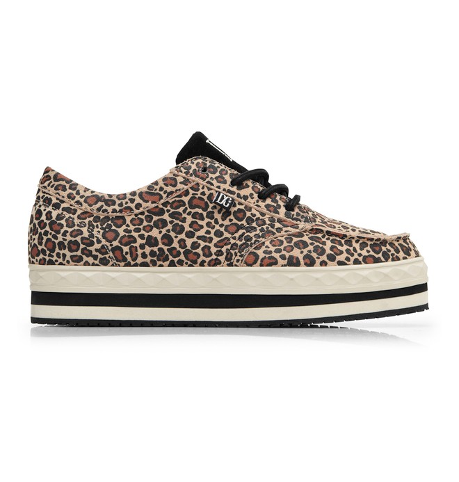 dcshoes, Dc Creeper, LEOPARD PRINT (lep) 0 Dc Creeper Brown 320413 DC Shoes