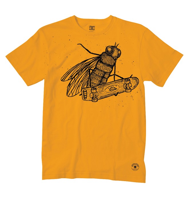 dcshoes, Men's Fly Times Tee, HAZARD (haz) 0 Men's Fly Times Tee 51200541 DC Shoes