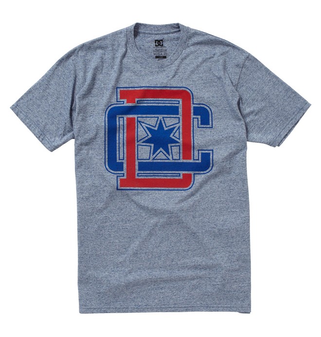 dcshoes, Men's La Marque Tee, HEATHER BLUE (bha) 0 Men's La Marque Tee Blue 51200578 DC Shoes