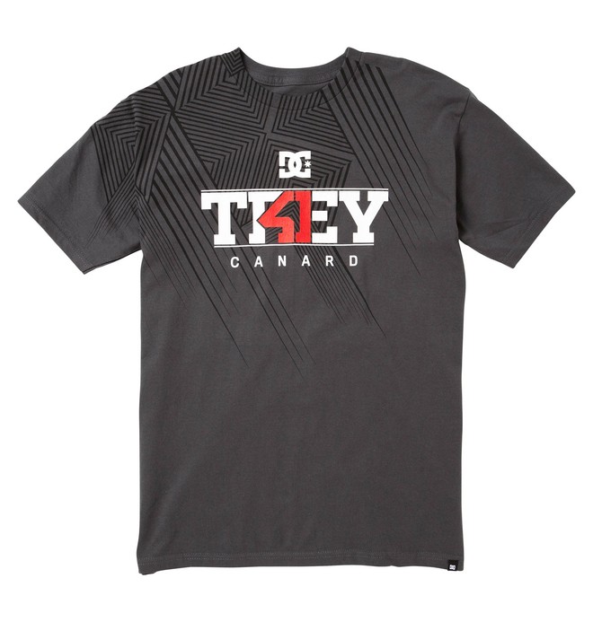 dcshoes, Men's Trey Canard Tubro Tee, CHARCOAL (cha) 0 Men's Trey Canard Tubro Tee 51200623 DC Shoes