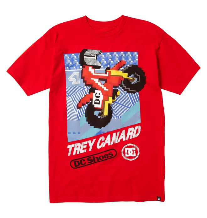 dcshoes, Men's Trey Canard Rider Tee, RED (red) 0 Men's Trey Canard Rider Tee 51200624 DC Shoes