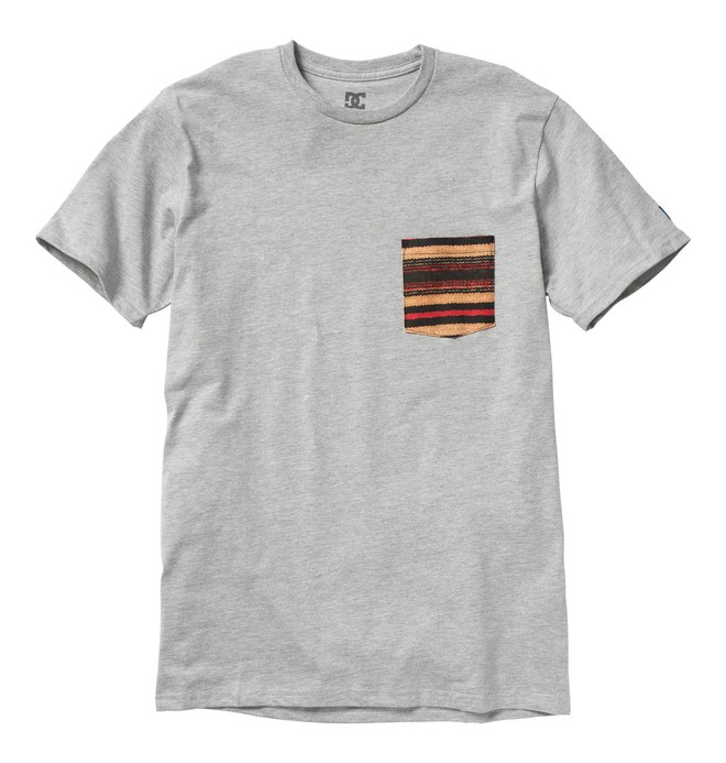 dcshoes, Men's NVRBRKN. Ruggie Pocket Tee, HEATHER GREY (htr) 0 Men's NVRBRKN. Ruggie Pocket Tee 51200633 DC Shoes