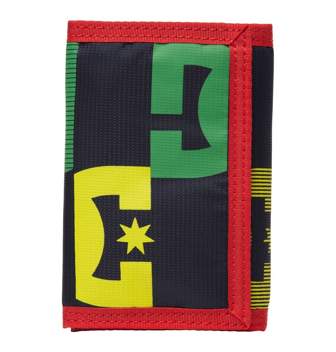 dcshoes, Men's Right Back Wallet, RASTA (9ra) 0 Men's Right Back Wallet 51330060 DC Shoes