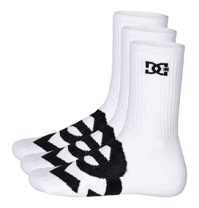dcshoes, Willis Socks, WHITE (wht) 0 Willis Socks White 51340004 DC Shoes