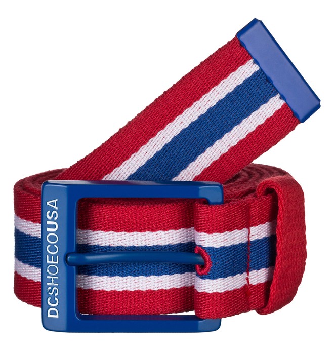 dcshoes, RD Webster Belt, RED/ROYAL (xrrp) 0 RD Webster Belt Red 52320008 DC Shoes