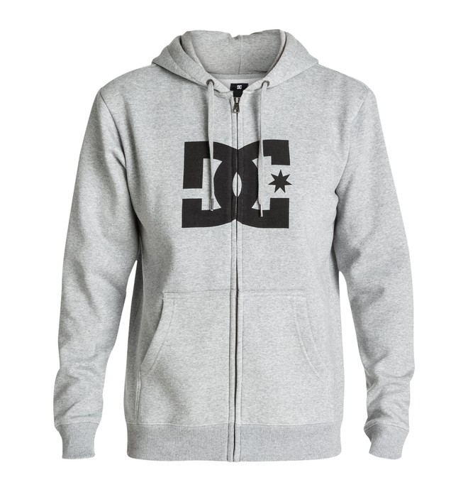 dcshoes, Men's Star ZH Hoodie, HEATHER GREY (sleh) 0 Men's Star ZH Hoodie Grey 53260087 DC Shoes