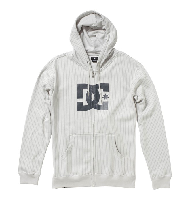 dcshoes, Men's T-Star Print Zip Hoodie, ASH (ash) 0 Men's T-Star Print Zip Hoodie 53860123 DC Shoes