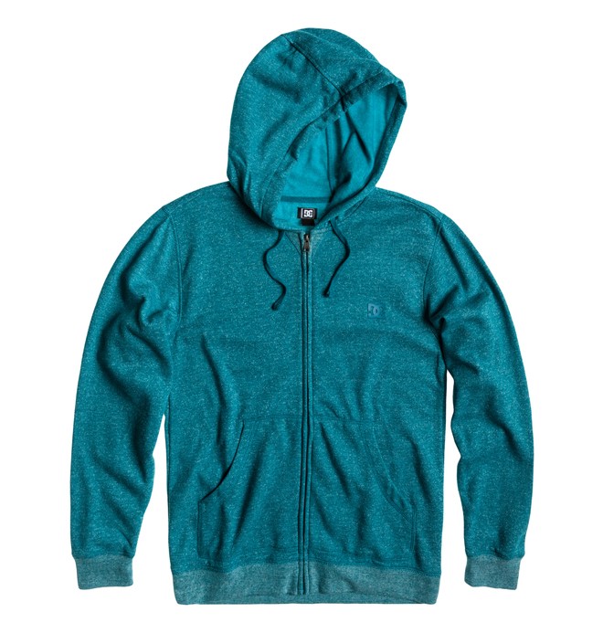 dcshoes, Men's Rebel Zip Hoodie, ATLANTIC DEPTH (brv0) 0 Men's Rebel Zip Hoodie Blue 53860138 DC Shoes