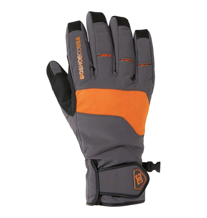 dcshoes, Men's Mizu Snowboard Gloves, DARK SHADOW (dsd) 0 Men's Mizu Snowboard Gloves Grey 54671063 DC Shoes