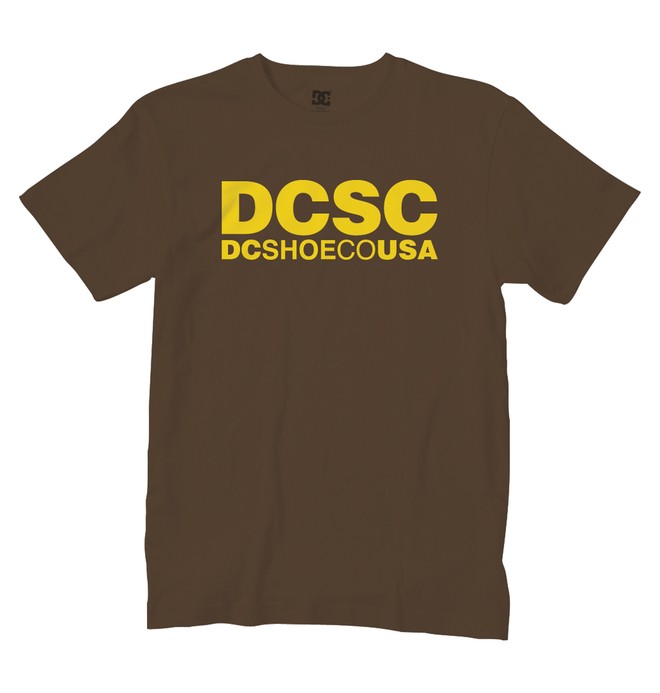 dcshoes, Men's DCSC Tee, CHOCOLATE CHIP (chl) 0 Men's DCSC Tee 55200396 DC Shoes