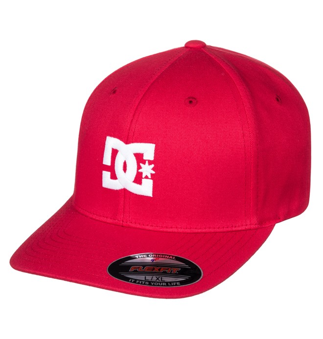 dcshoes, Men's Hat Star 2 Flexfit Hat, TANGO RED (rrh0) 0 Men's Hat Star 2 Flexfit Hat Red 55300096 DC Shoes