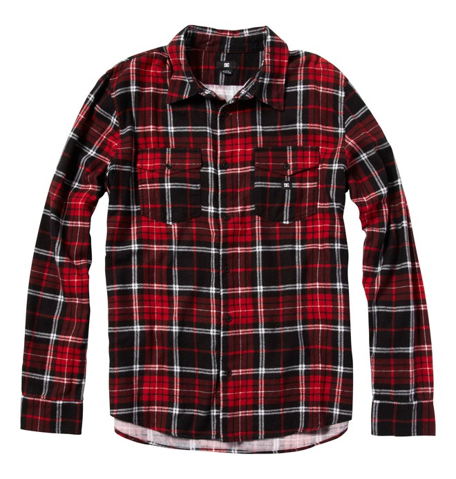 dcshoes, Men's Espinoza Long Sleeve Shirt, BLACK (blk) 0 Men's Espinoza Long Sleeve Shirt 55820070 DC Shoes