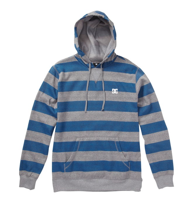 dcshoes, Men's Rebel Stripe Hoodie, OCEAN (bqp0) 0 Men's Rebel Stripe Hoodie 55860088 DC Shoes
