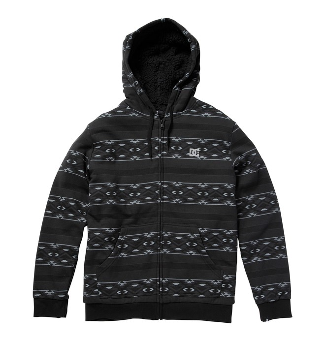 dcshoes, Men's T-Star Shearling Printed Hoodie, BLACK PRINT (kvj6) 0 Men's T-Star Shearling Printed Hoodie Black 55860091 DC Shoes