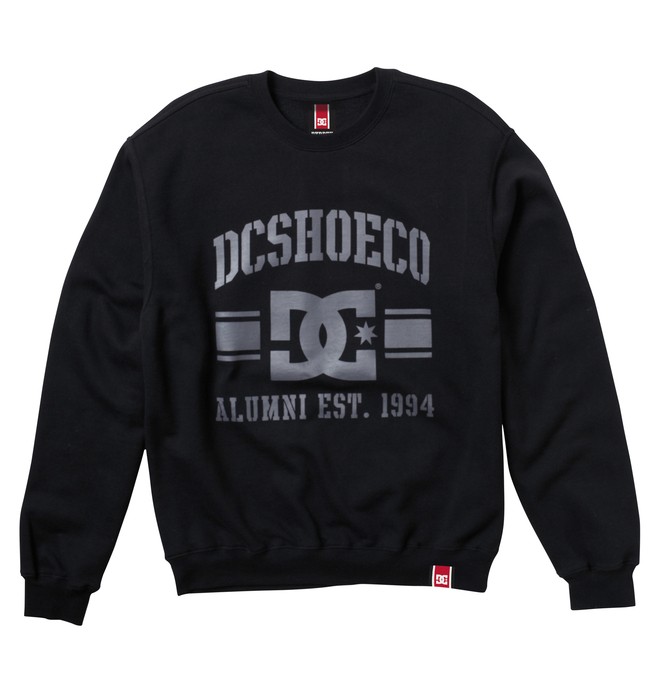 dcshoes, Men's Rob Dyrdek Alumni Crew Sweatshirt, BLACK (blk) 0 Men's Rob Dyrdek Alumni Crew Sweatshirt 55860102 DC Shoes
