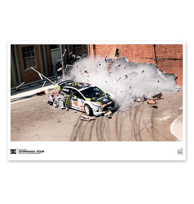 dcshoes, Men's Ken Block Gymkhana 4 Action Poster, ASSORTED (ast) 0 Men's Ken Block Gymkhana 4 Action Poster 56391082 DC Shoes