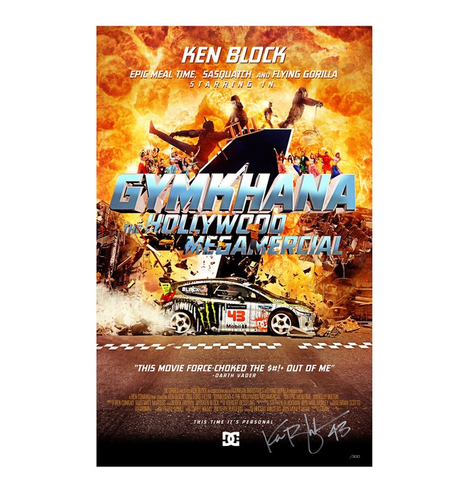 dcshoes, Men's Ken Block Limited Edition Gymkhana 4 Signed Poster, ASSORTED (ast) 0 Men's Ken Block Limited Edition Gymkhana 4 Signed Poster 56391084 DC Shoes