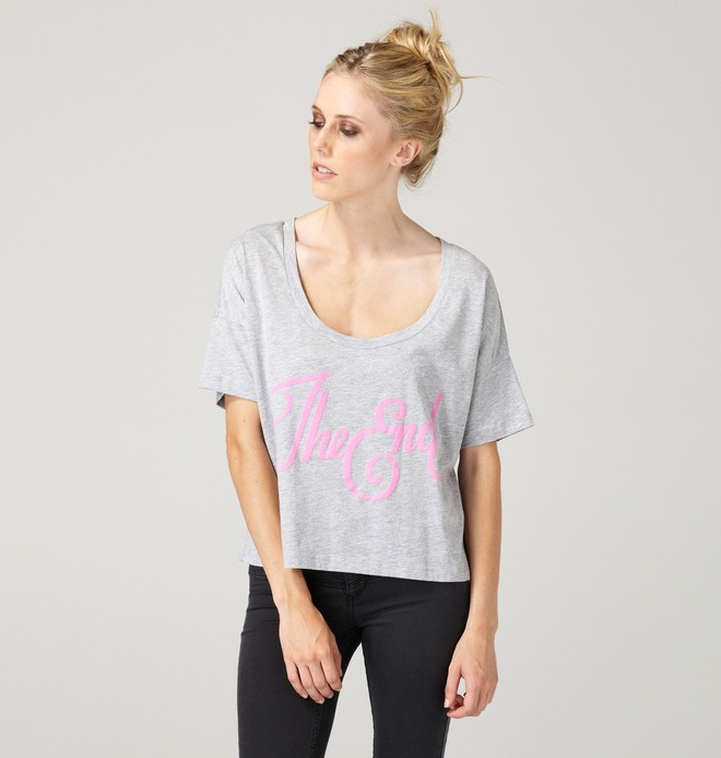 dcshoes, Women's Ender Shirt, HEATHER GREY (grh) 0 Women's Ender Shirt 61200235 DC Shoes