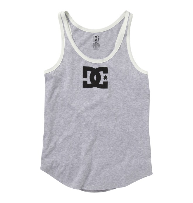 dcshoes, Women's Star Seventies Tank Top, HEATHER GREY (grh) 0 Women's Star Seventies Tank Top 61230096 DC Shoes