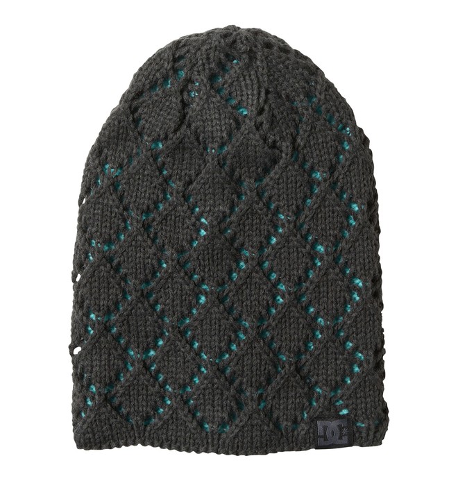 dcshoes, Women's Zina Reversible Beanie, DARK SHADOW (dsd) 0 Women's Zina Reversible Beanie Grey 64310073 DC Shoes