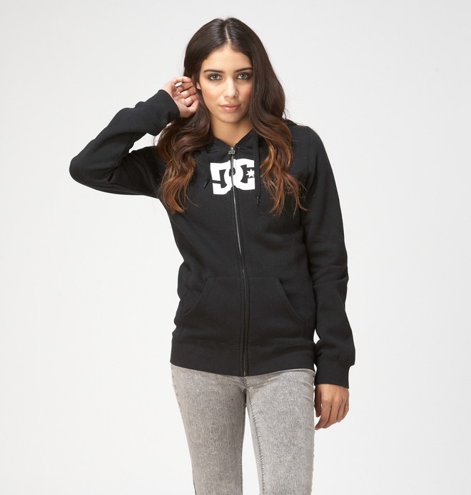 dcshoes, Star E ZH Hoodie, BLK (blk) 0 Star E ZH Hoodie 65260060 DC Shoes