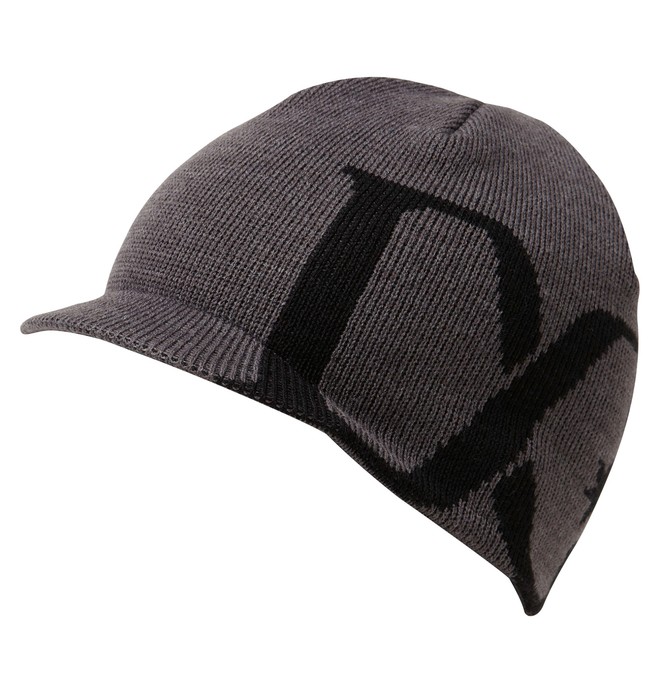 dcshoes, Women's Star Visor Beanie, HEATHER STONE (hst) 0 Women's Star Visor Beanie 65310015 DC Shoes