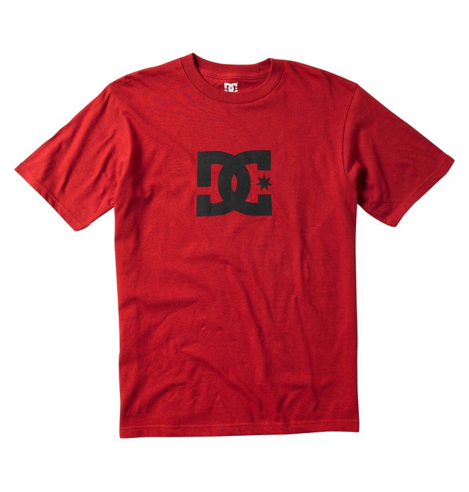 dcshoes, Boy's Star Tee, DEEP RED/BLACK (6db) 0 Boy's Star Tee 71200015 DC Shoes
