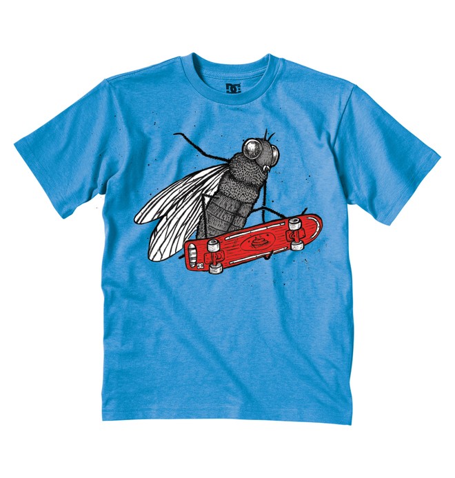 dcshoes, Boy's Fly Times Tee, BRIGHT BLUE (bru) 0 Boy's Fly Times Tee 71200169 DC Shoes