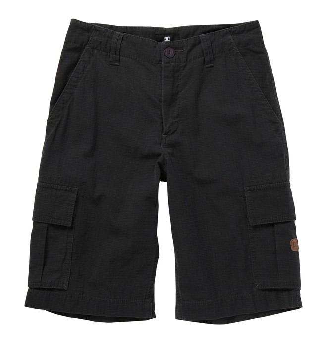 dcshoes, Boy's 8-16 Deploy Shorts, PIRATE BLACK (prt) 0 Boy's 8-16 Deploy Shorts Black 71810081 DC Shoes
