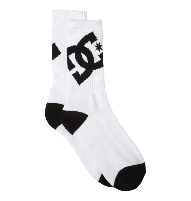dcshoes, Boy's Lifted Socks, WHITE (wht) 0 Boy's Lifted Socks White 73340007 DC Shoes