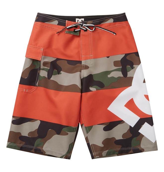 dcshoes, Boy's Lanai Essential Boardshorts, LANAI CAMO STRIPE (cqy6) 0 Boy's Lanai Essential Boardshorts Brown 73810035 DC Shoes