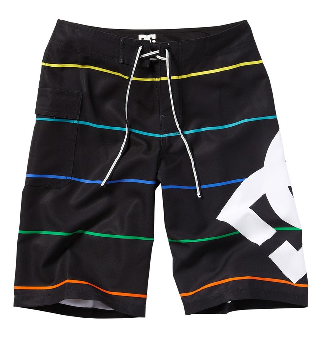 dcshoes, Boy's Lanai Essential Boardshorts, BLACK STRIPE (kvj4) 0 Boy's Lanai Essential Boardshorts Black 73810035 DC Shoes