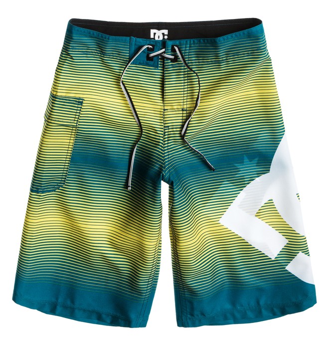 dcshoes, Boy's Lanai Essential Boardshorts, LANAI SAFETY YELLOW STRIPE (yhj3) 0 Boy's Lanai Essential Boardshorts Yellow 73810035 DC Shoes