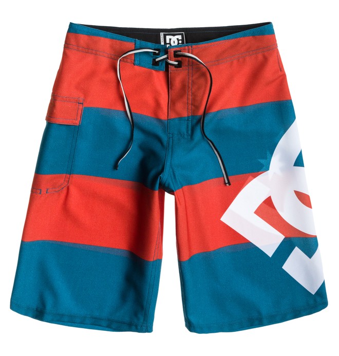 dcshoes, Boy's Lanai Essential Boardshorts, ATLANTIC DEPTHS STRIPE (brv3) 0 Boy's Lanai Essential Boardshorts Blue 73810035 DC Shoes