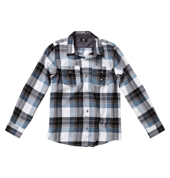 dcshoes, Boys Hackelman Shirt, WHITE (wht) 0 Boys Hackelman Shirt 73820029 DC Shoes