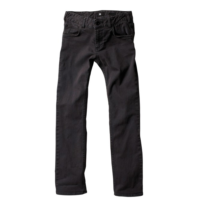 dcshoes, Boy's Slim Jeans, USED BLACK (ksd) 0 Boy's Slim Jeans Black ADBDP00003 DC Shoes