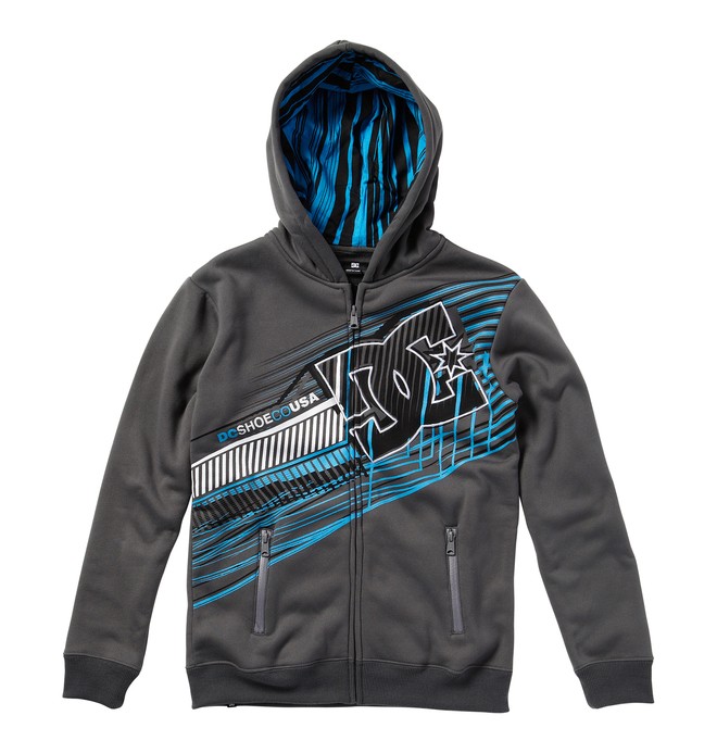 dcshoes, Boy's Whisky Throttle Fleece, DARK SHADOW (krp0) 0 Boy's Whisky Throttle Fleece ADBFT00074 DC Shoes