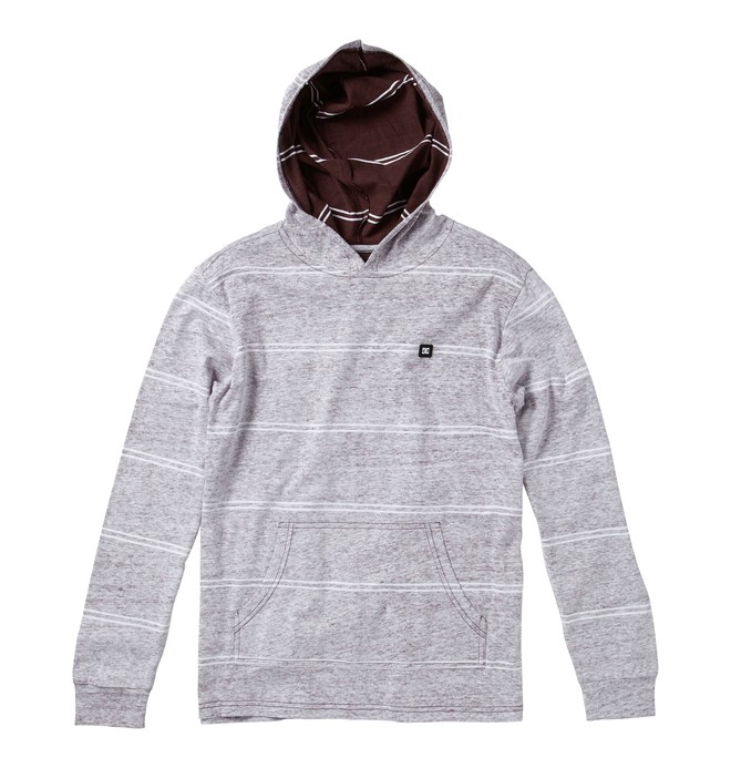 dcshoes, Boy's Hawkland Pullover Hoodie, MAROONED STRIPE (rsd3) 0 Boy's Hawkland Pullover Hoodie Red ADBKT00054 DC Shoes