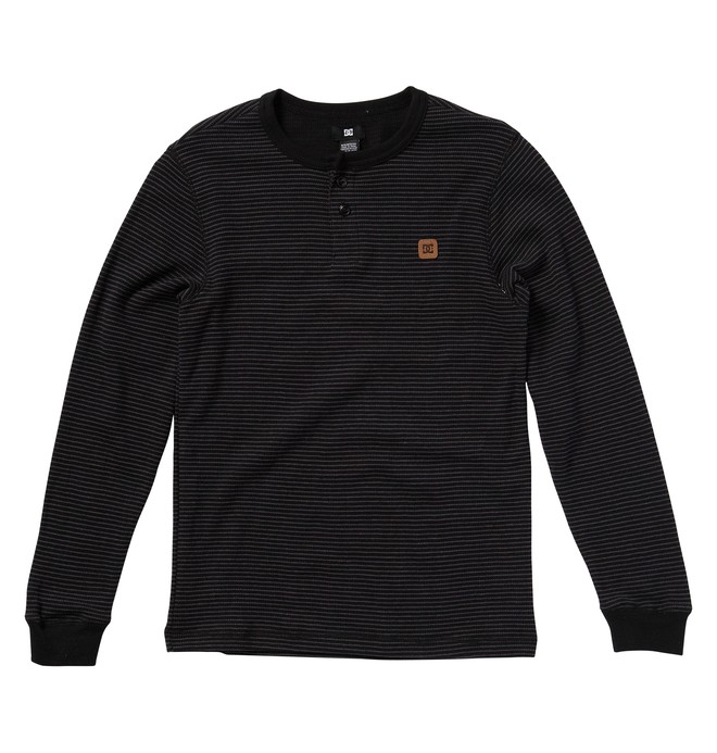 dcshoes, Boy's Stonecold Thermal Knit, BLACK STRIPE (kvj3) 0 Boy's Stonecold Thermal Knit ADBKT00093 DC Shoes