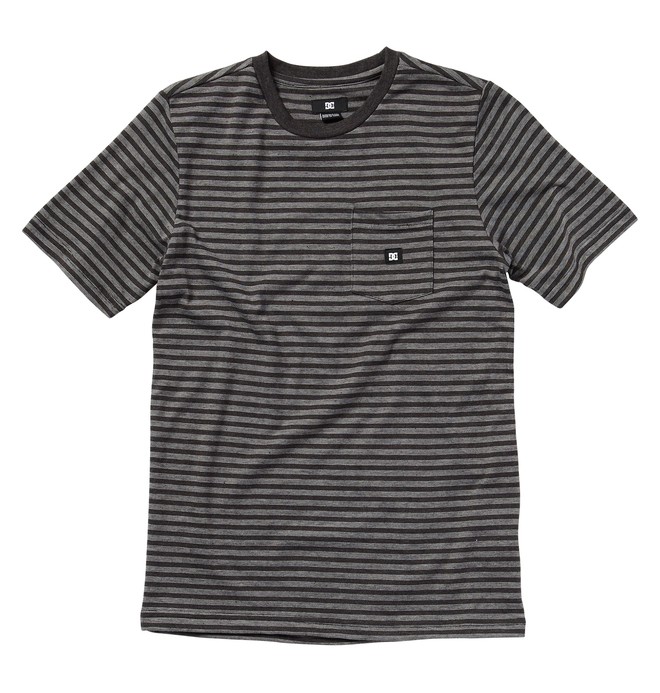 dcshoes, Kid's Wizards crewby Tee, BLACK STRIPE (kvj3) 0 Kid's Wizards crewby Tee Black ADBKT00094 DC Shoes