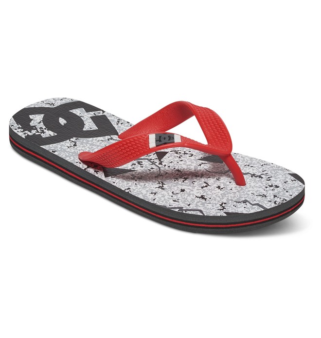 dcshoes, Boy's Spray Graffik Flip-Flops, GREY/BLACK/RED (xskr) 0 Boy's Spray Graffik Flip-Flops Grey ADBL100008 DC Shoes
