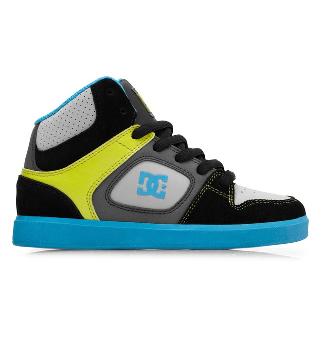 dcshoes, Union High, BLACK/TURQUOISE (btu) 0 Union High ADBS100005B DC Shoes