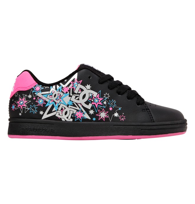 dcshoes, Kid's 4-7 Phos Shoes, BLACK/CRAZY PINK/BLU (lzb) 0 Kid's 4-7 Phos Shoes Black ADBS100028 DC Shoes