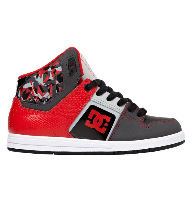 dcshoes, DEVASTATOR HIGH SE, RED/GREY (rgy) 0 DEVASTATOR HIGH SE Red ADBS100044 DC Shoes