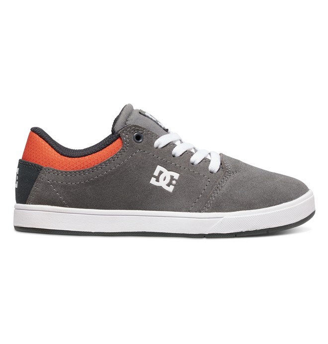 dcshoes, Kid's 4-7 Crisis Shoes, GREY/BLACK/ORANGE (xskn) 0 Kid's 4-7 Crisis Shoes Grey ADBS100079 DC Shoes