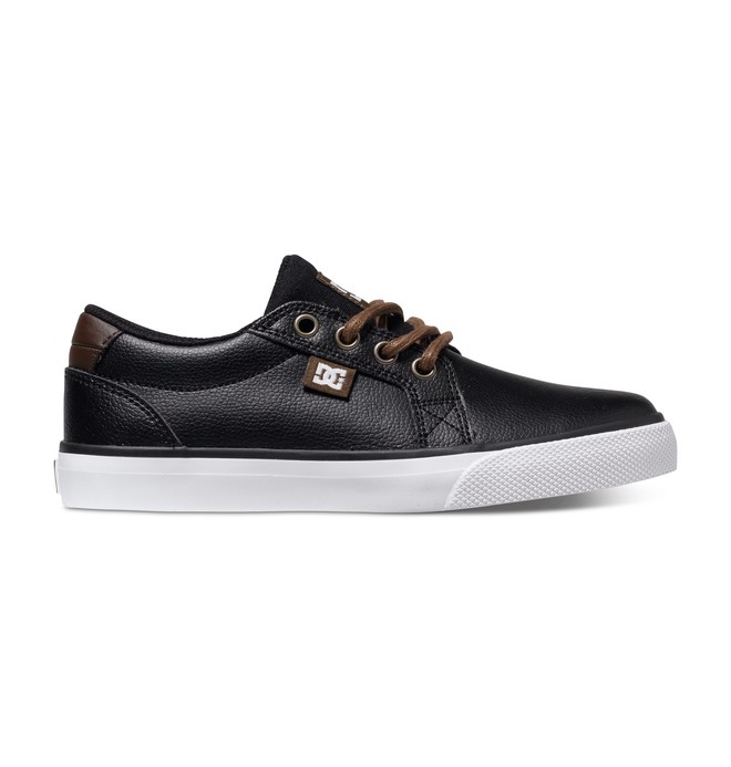dcshoes, Boy's 8-16 Council Shoes, BLACK/BROWN/WHITE (xkcw) 0 Boy's 8-16 Council Shoes Multicolor ADBS300040 DC Shoes