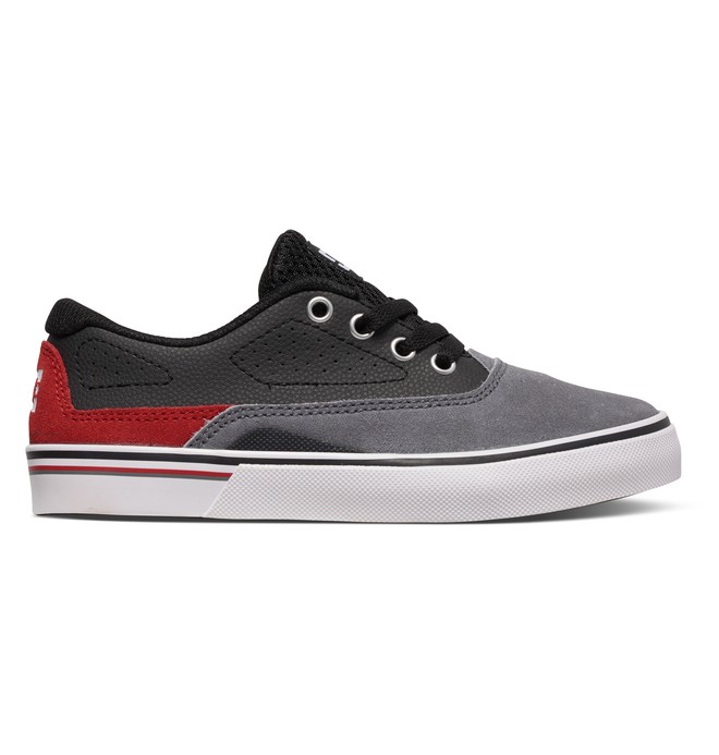 dcshoes, Sultan - Zapatillas de corte bajo, GREY/BLACK/RED (xskr) 0 Sultan - Zapatillas de corte bajo Gris ADBS300076 DC Shoes