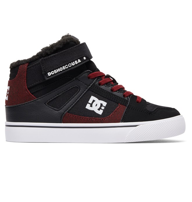 dcshoes, Pure High WNT EV - High-Top Shoes, BLACK/DARK RED (br0) 0 Pure High WNT EV - High-Top Shoes ADBS300274 DC Shoes